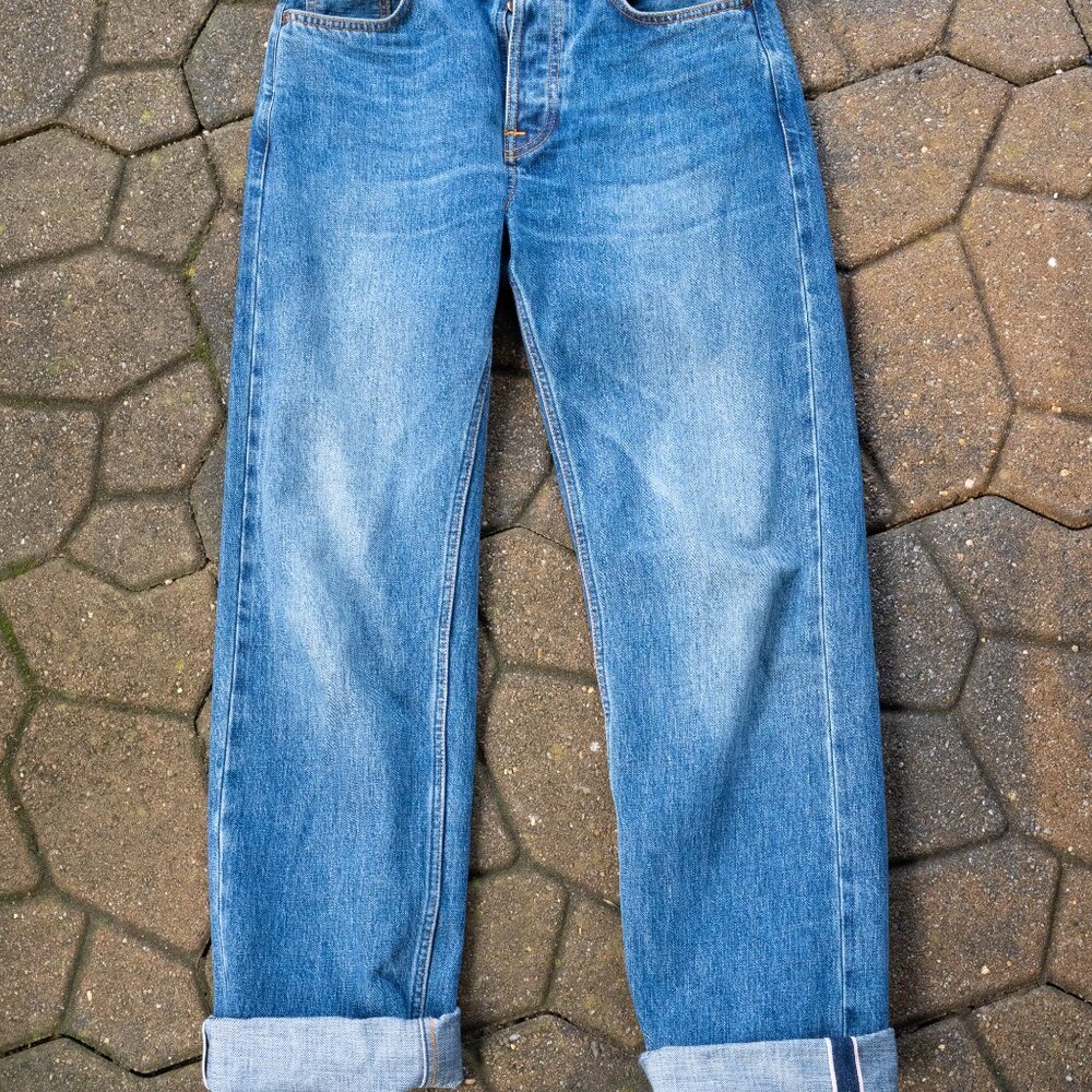 NUDIE JEANS AVE VINTAGE SELVEDGE TUFF TONY SIZE 31